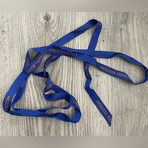 Louis Vuitton Blue and Orange Gift Ribbon